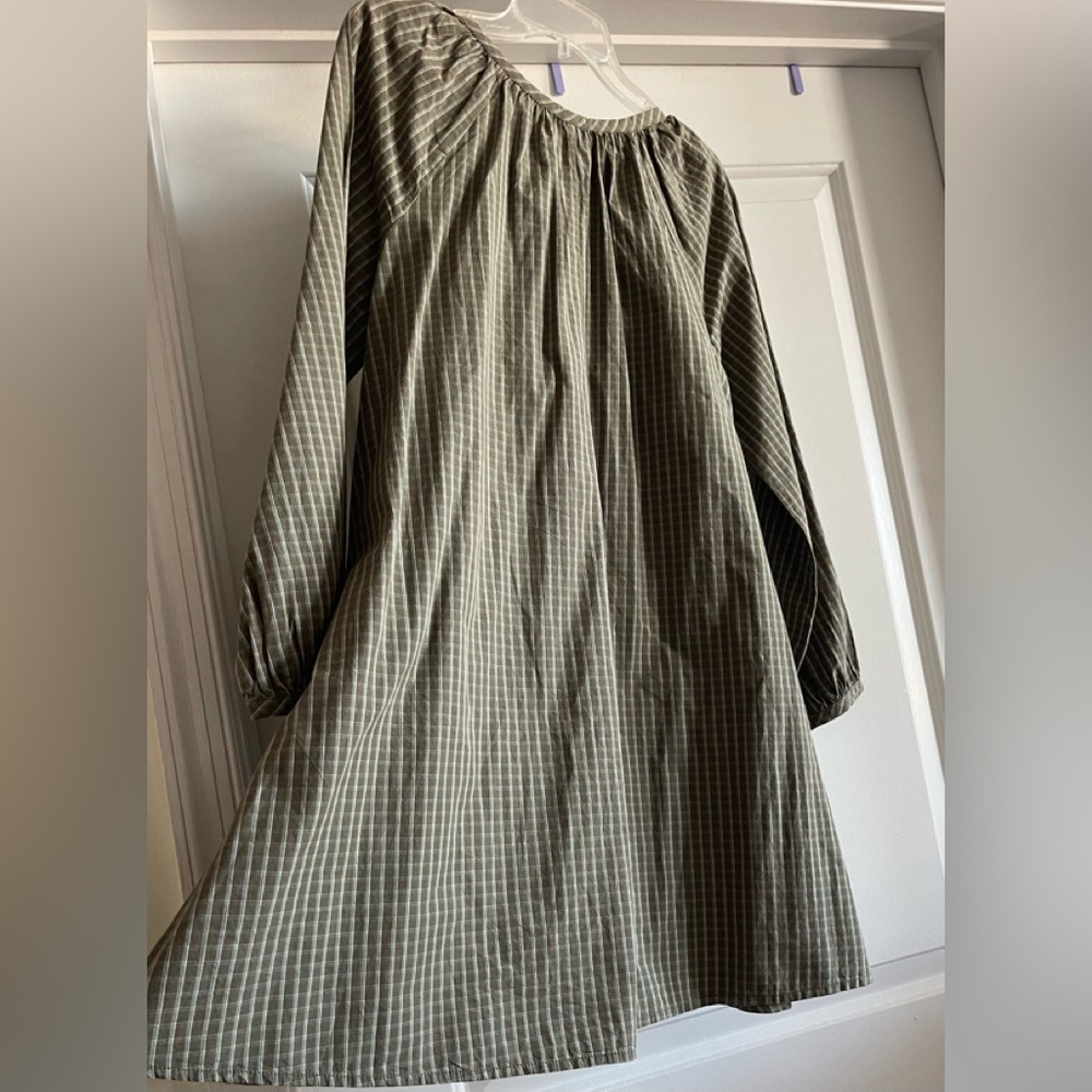Melrose and Market Olive Kalamata Julie Plaid Dress - Picture 5 of 8